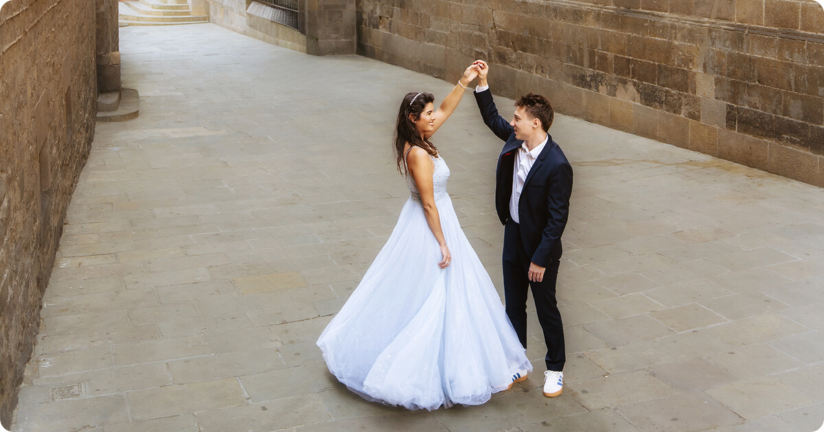 couple photoshoot in Barcelona work Anna Skulkina