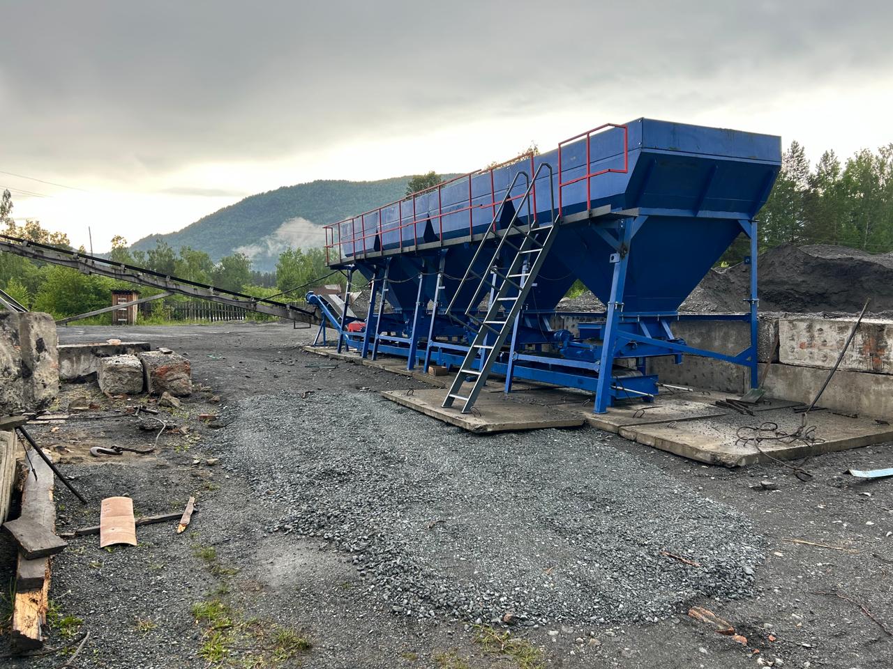 Тестирование оборудования асфальтобетонного завода