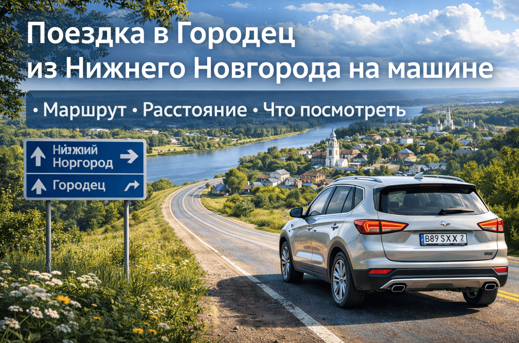 Поездка в Городец из Нижнего Новгорода на машине: маршрут, расстояние, что посмотреть и советы путешественникам
