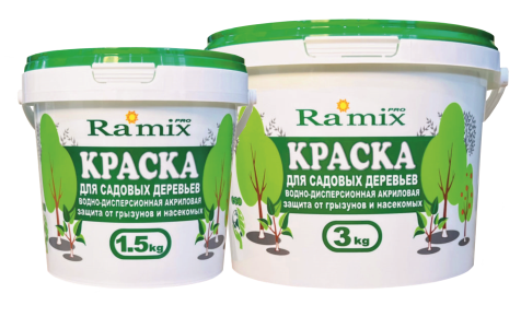 Краска акриловая для садовых деревьев