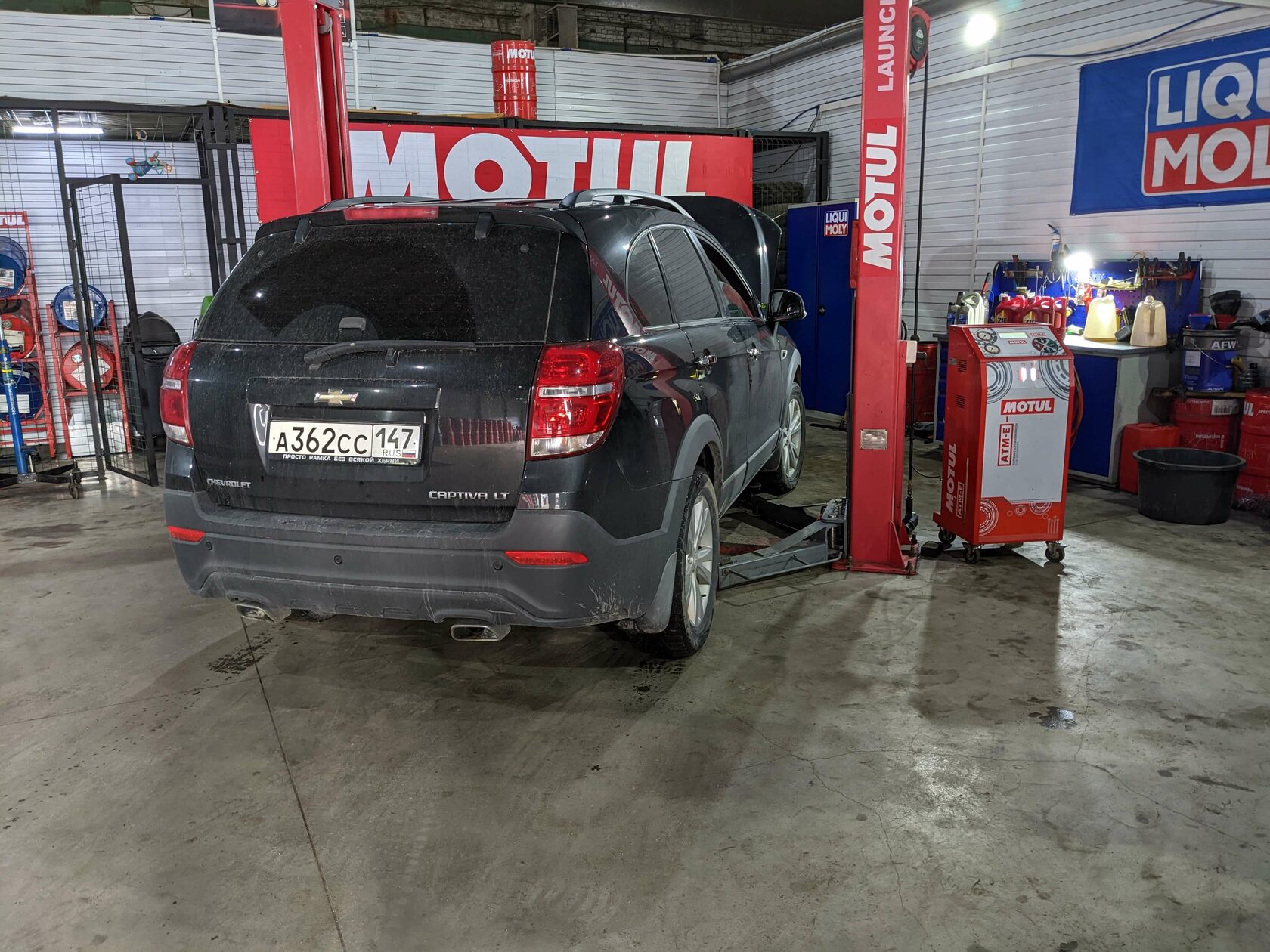 Замена масла в двигателе ШЕВРОЛЕ КАПТИВА (CHEVROLET CAPTIVA) в СПб