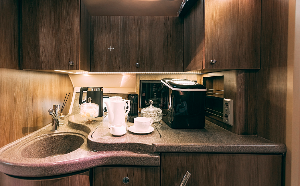 Кофемашина на яхте Ibiza