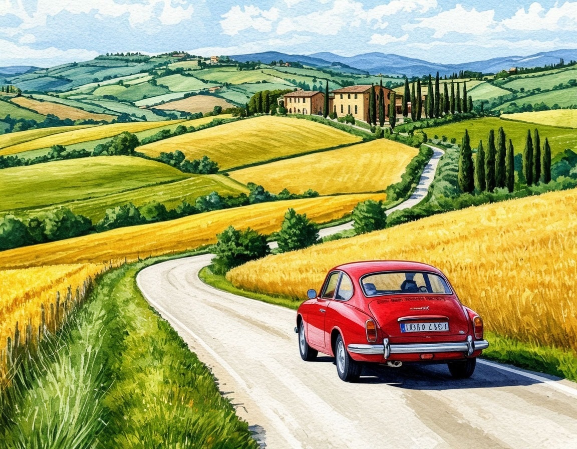 Италия. автомобиль