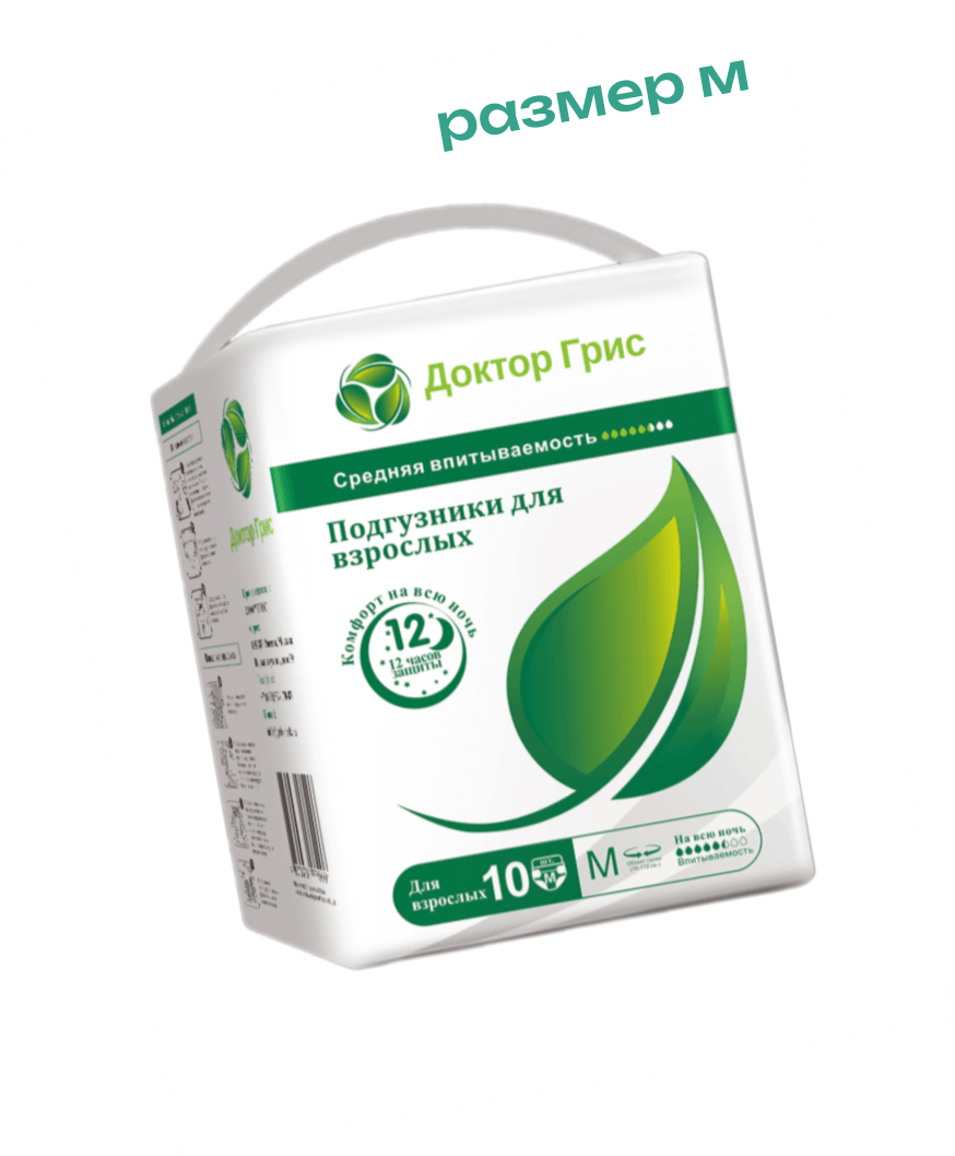 размер m подгузник доктор грис