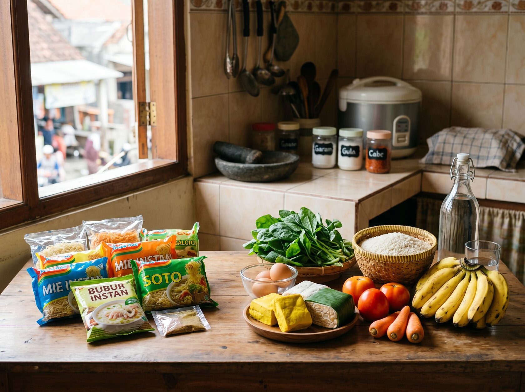 Makanan ultra proses dan pilihan makanan segar di rumah Indonesia