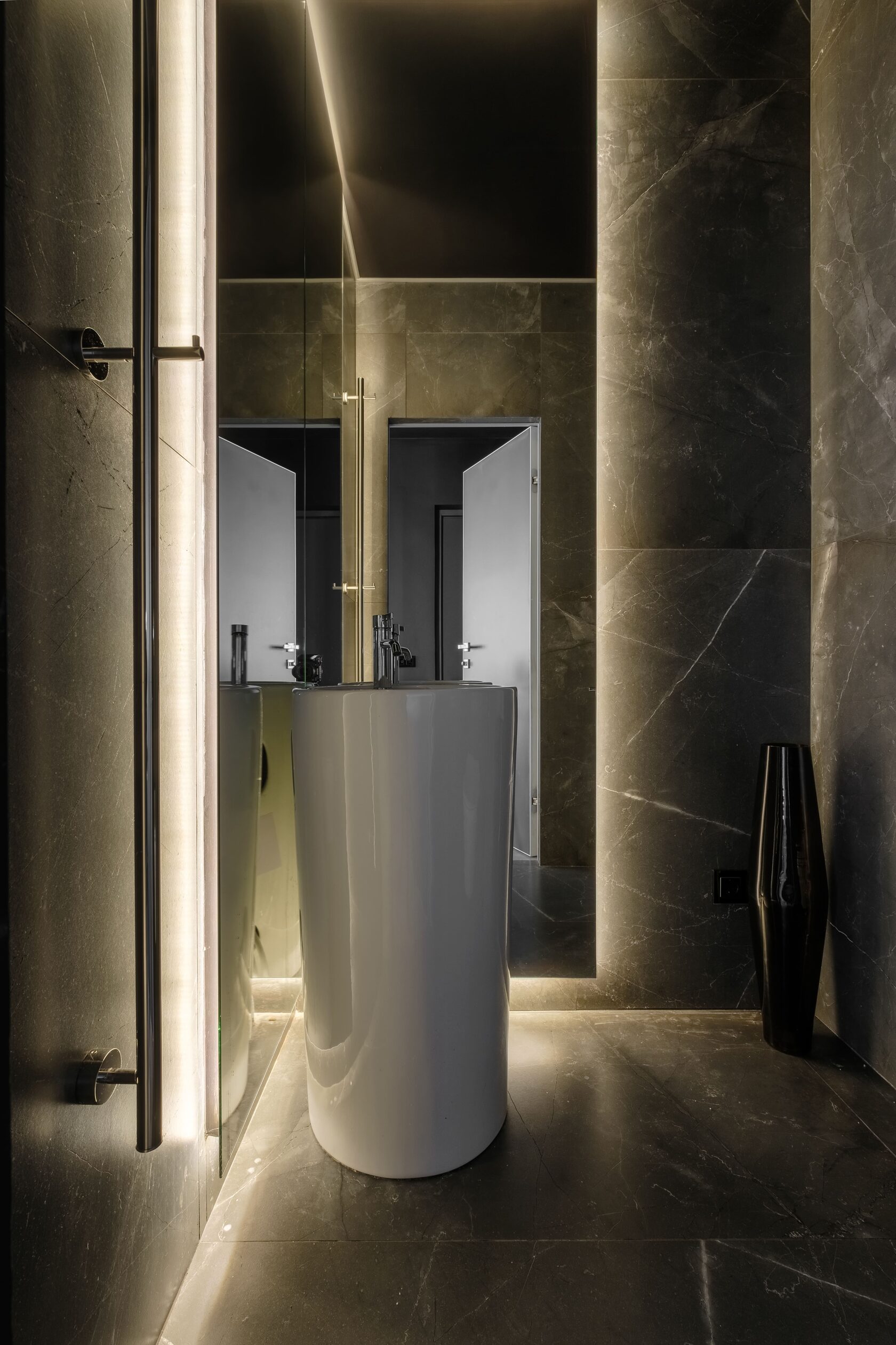 Жилой интерьер в ЖК Golden City 90 м2 | Petrov Design