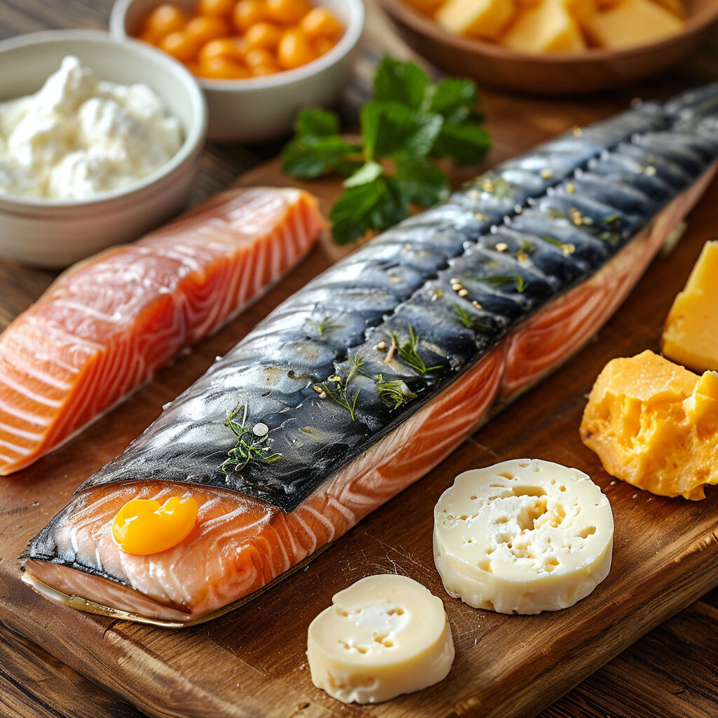 Продукты с витамином D - красивое фото