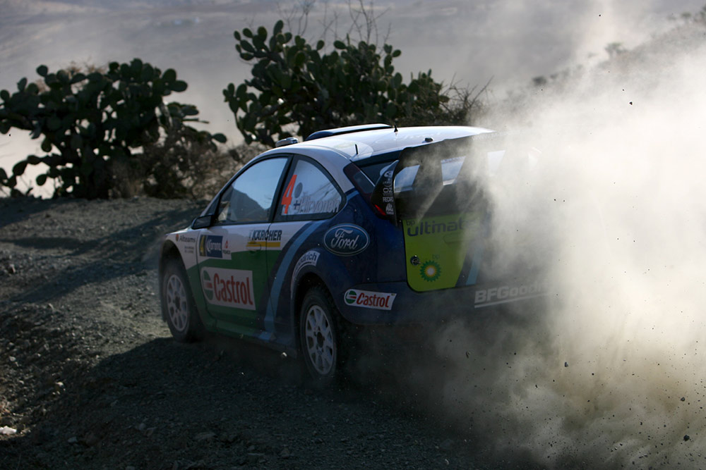 Микко Хирвонен и Ярмо Лехтинен, Ford Focus RS WRC &#39;06 (EU55 CNJ), ралли Мексика 2006/Фото: Ford