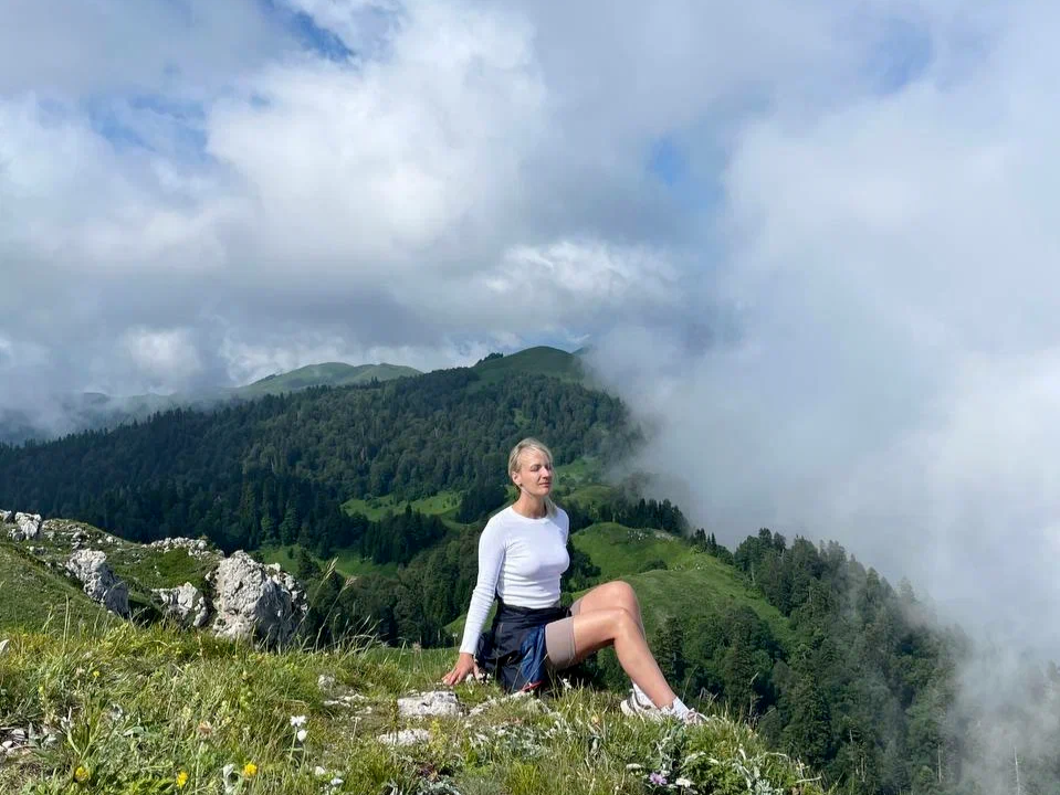Закат в горах