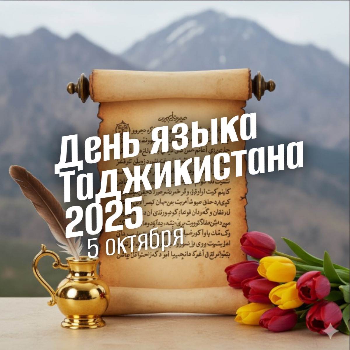 День языка Таджикистана 2025 5 октября geek hostel prazdniki