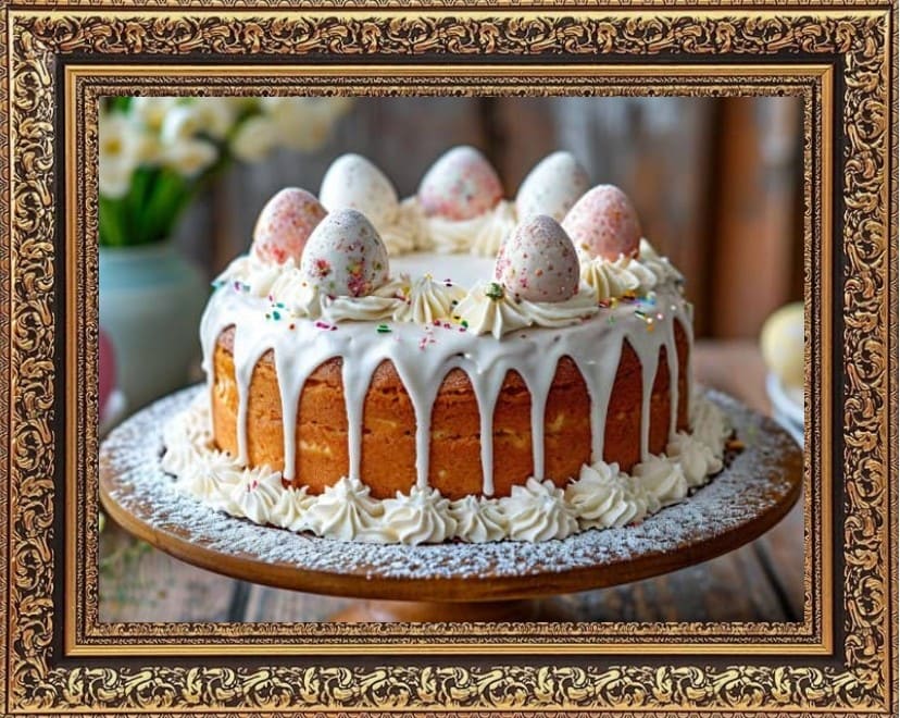 белковая глазурь для кулича