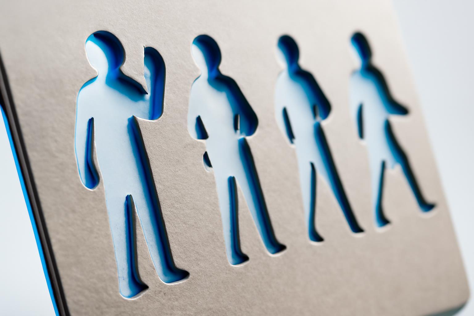 Brand character in outdoor advertising and POS materials