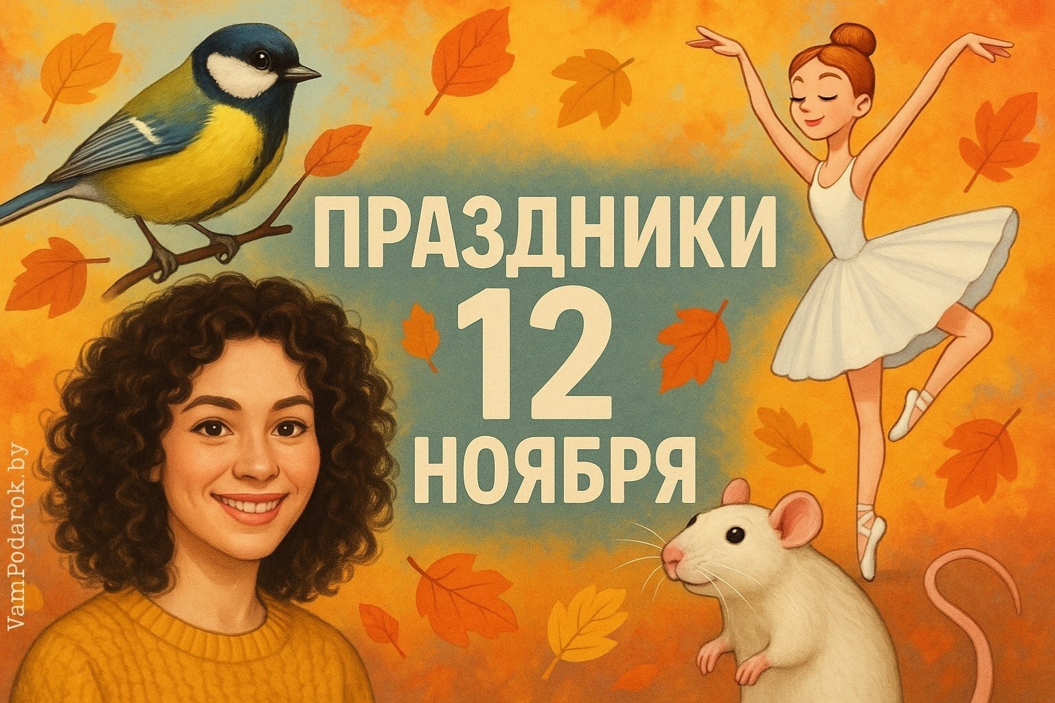 Праздники 12 ноября 2025 года – открытки и картинки