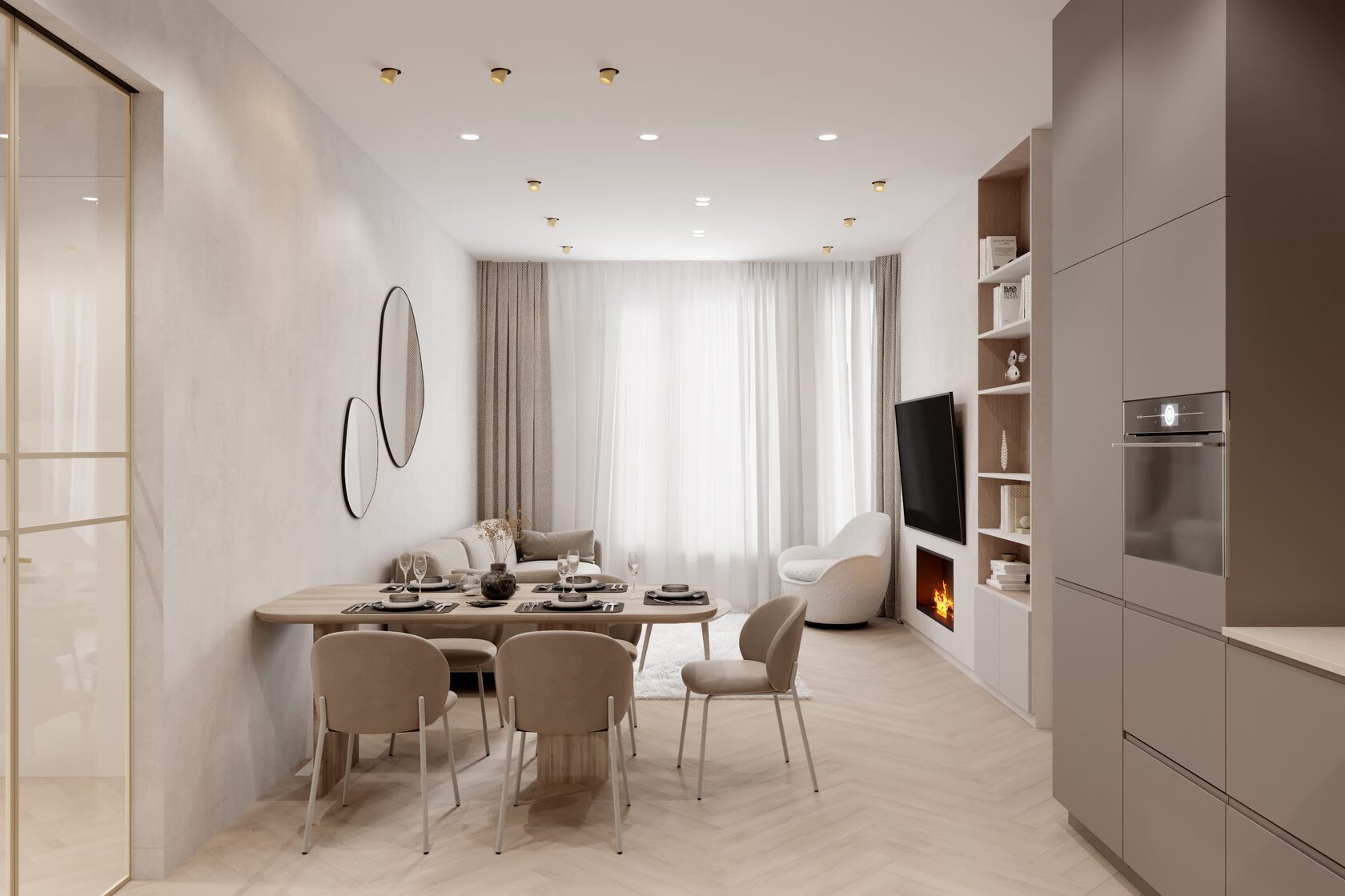 ЖК Level Стрешнево – Проект Daria Elnikova Interiors
