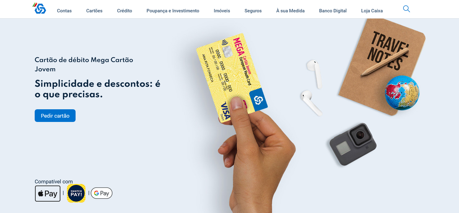 дитяча картка банку в Португалії