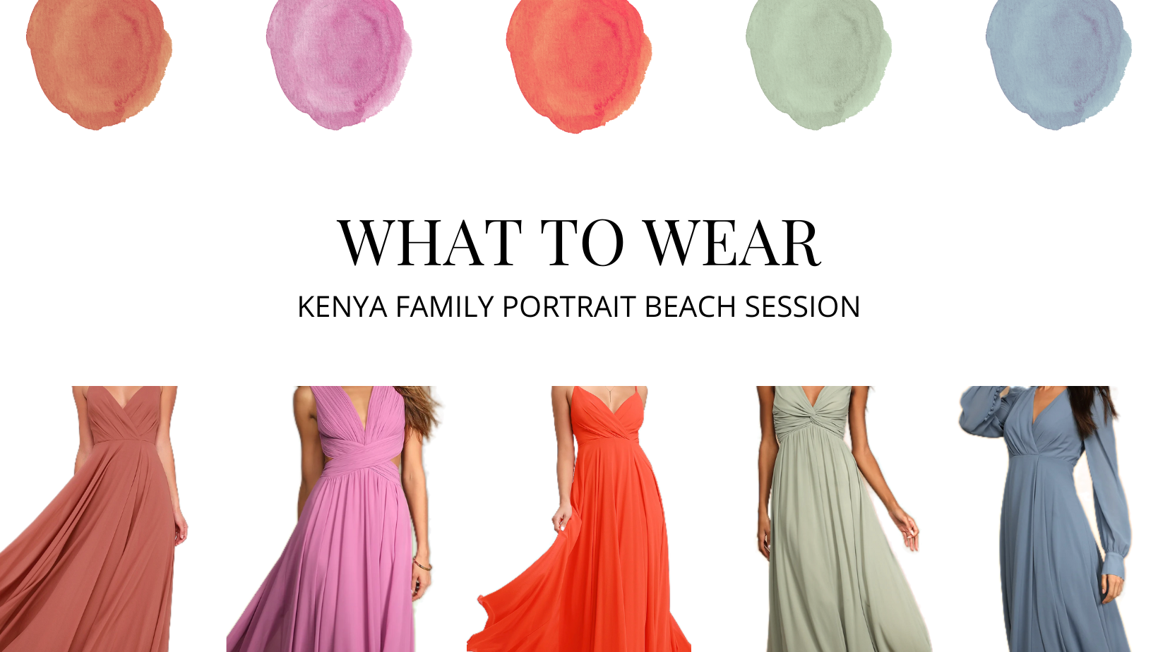 What to Wear for your Kenya Family Portrait Beach Session — Jafassam Photography Studio