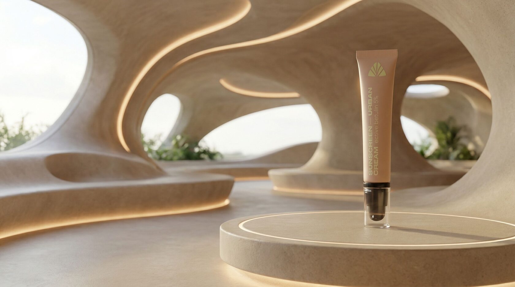 Sunscreen Urban Cream hero background