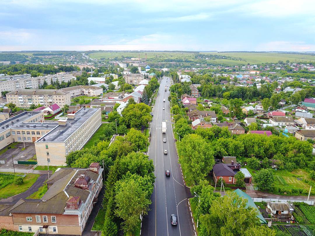 Карта город плавск