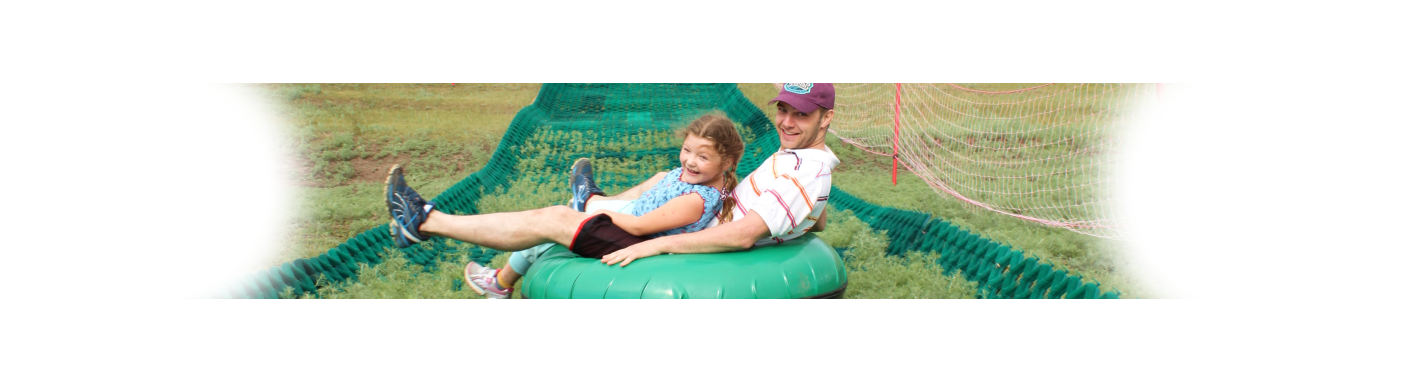 Летняя тюбинговая горка