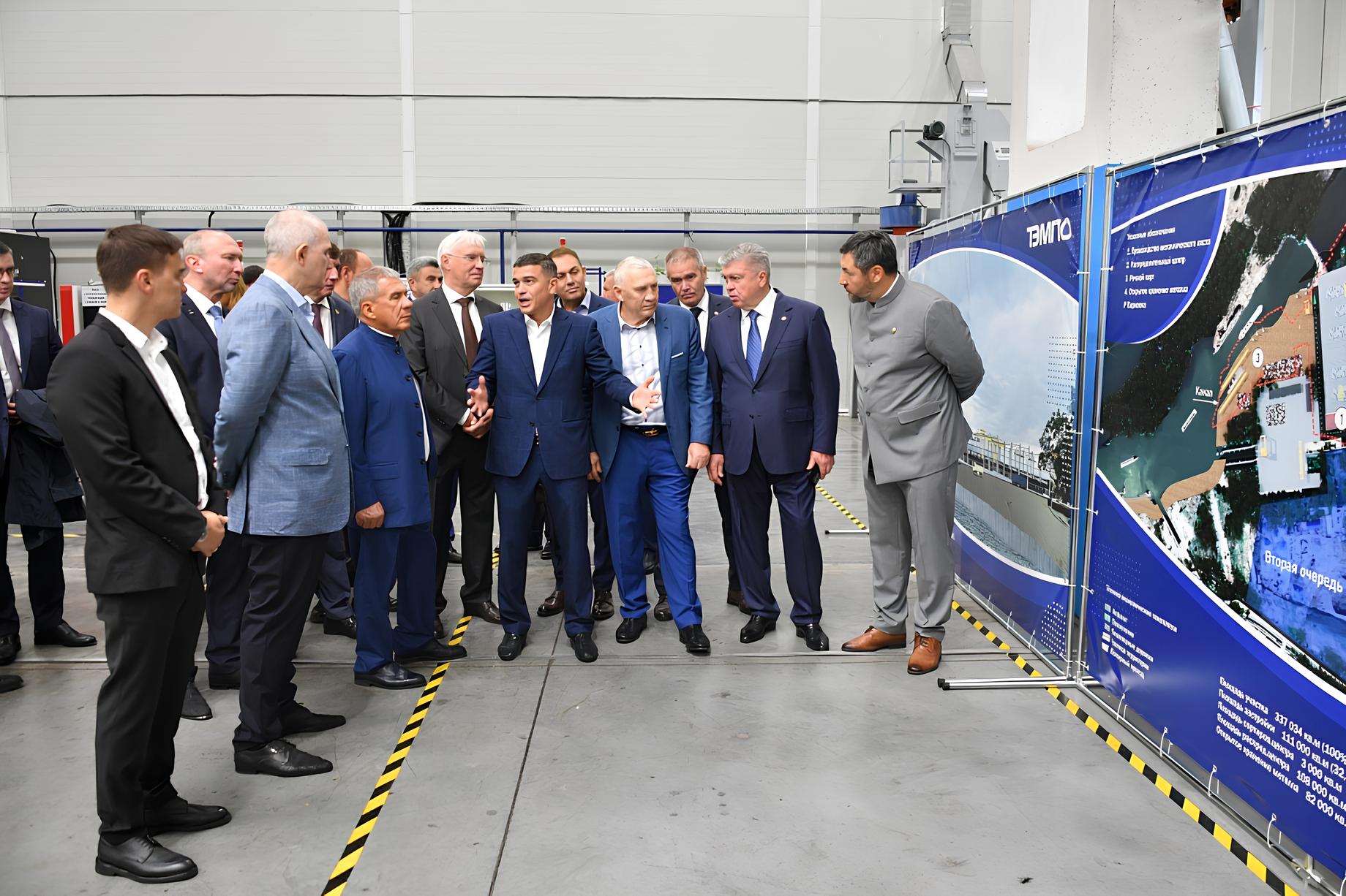 Делегация на заводе ТЭМПО-Казахстан