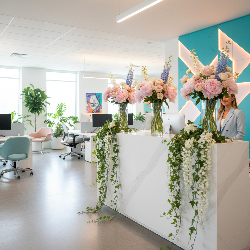 композиции на ресепшн на 8 марта