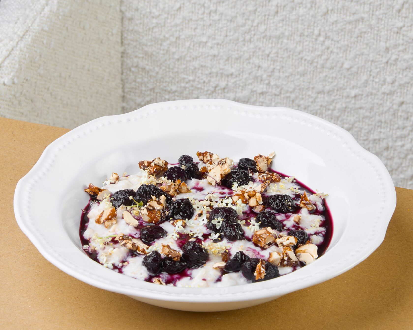 oatmeal and blueberry