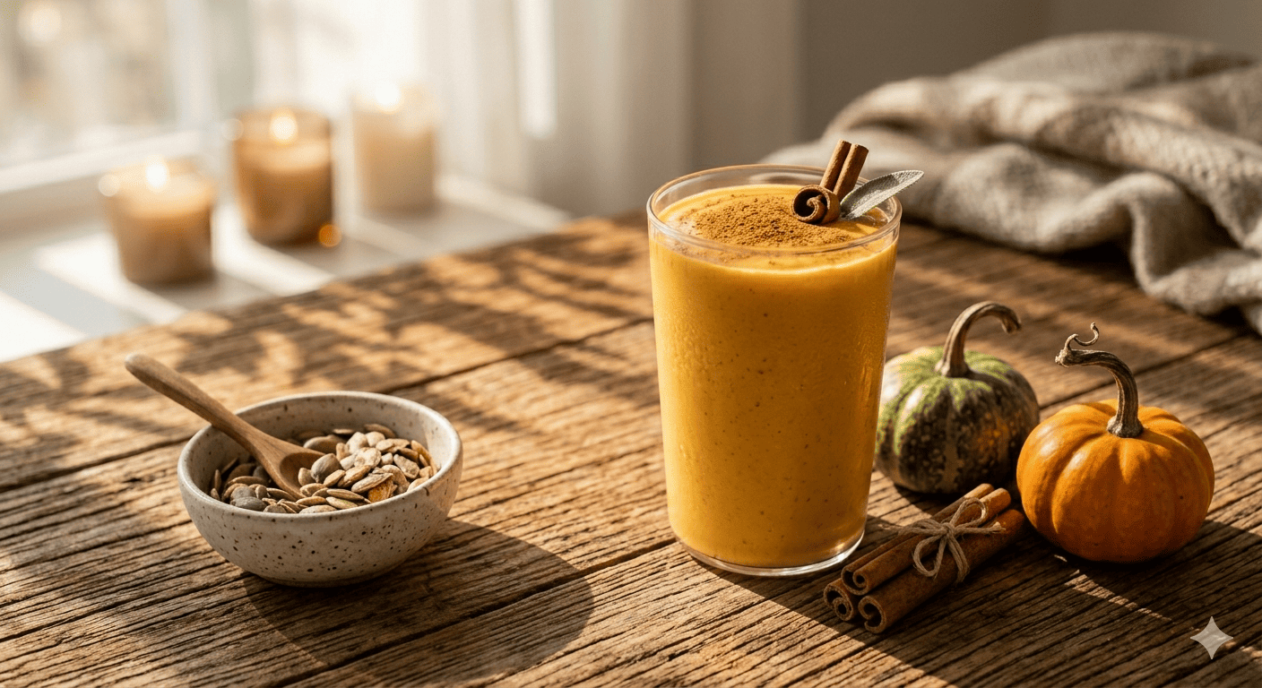 Vitaminli bomba: Immunitetni mustahkamlash uchun qovoqli kokteyl 2026