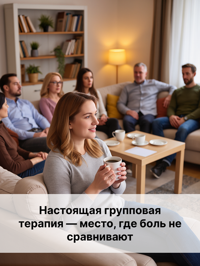 Конкуренция жертв: кому хуже в группе терапии