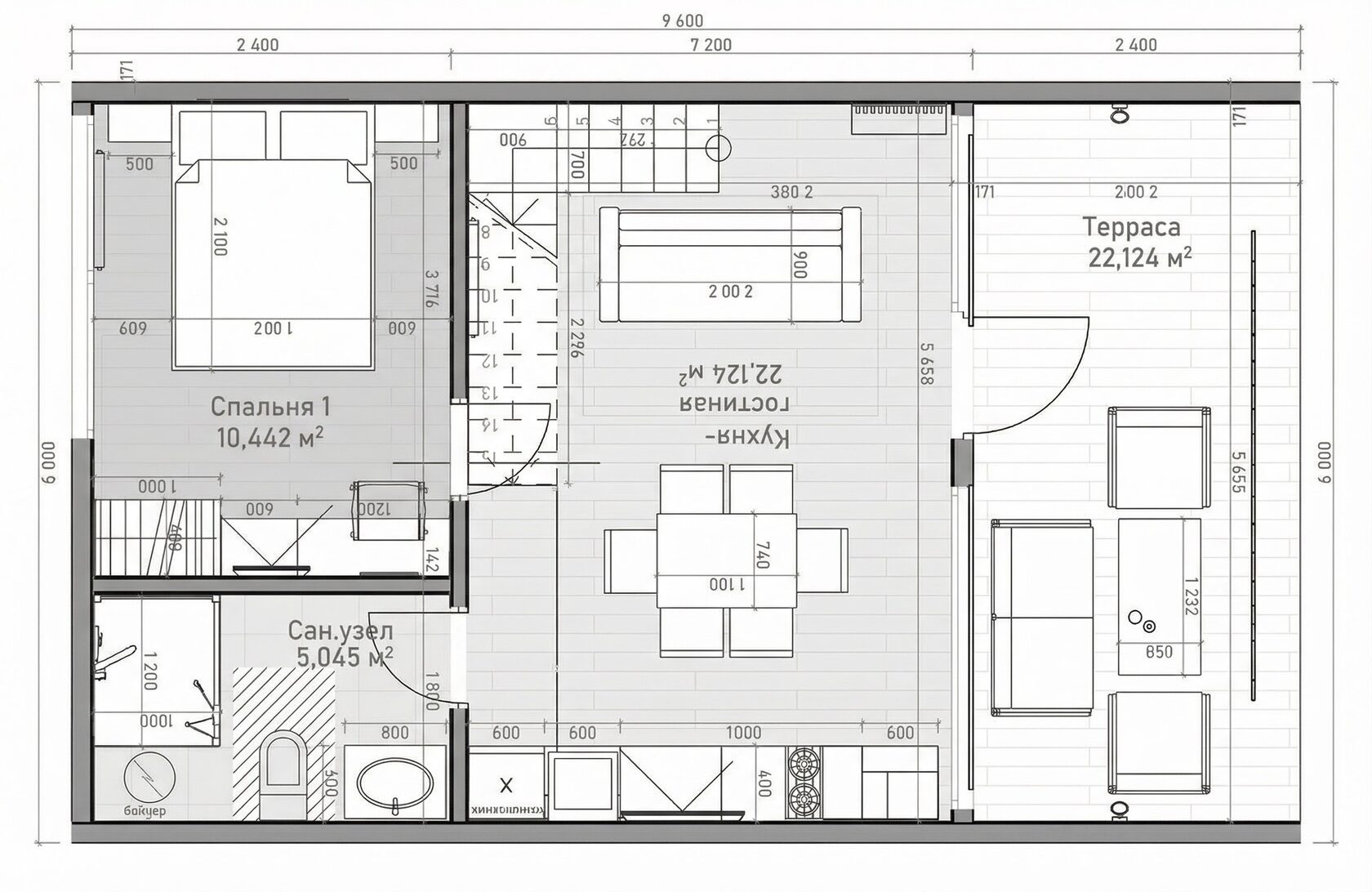 Планировка дома FM‑107