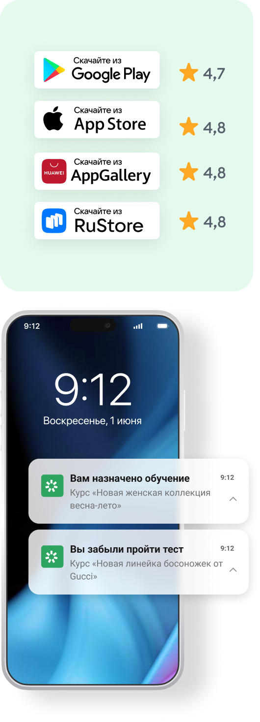 Мобильное обучение в ритейле