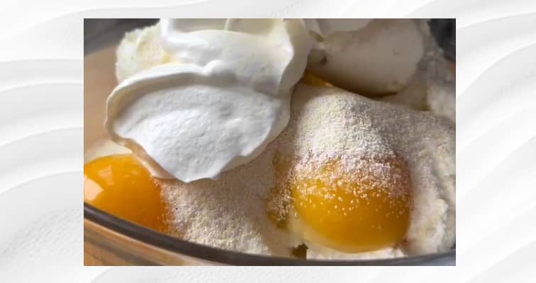 Приготовление творожной запеканки «Всё по три» в духовке: шаг 1