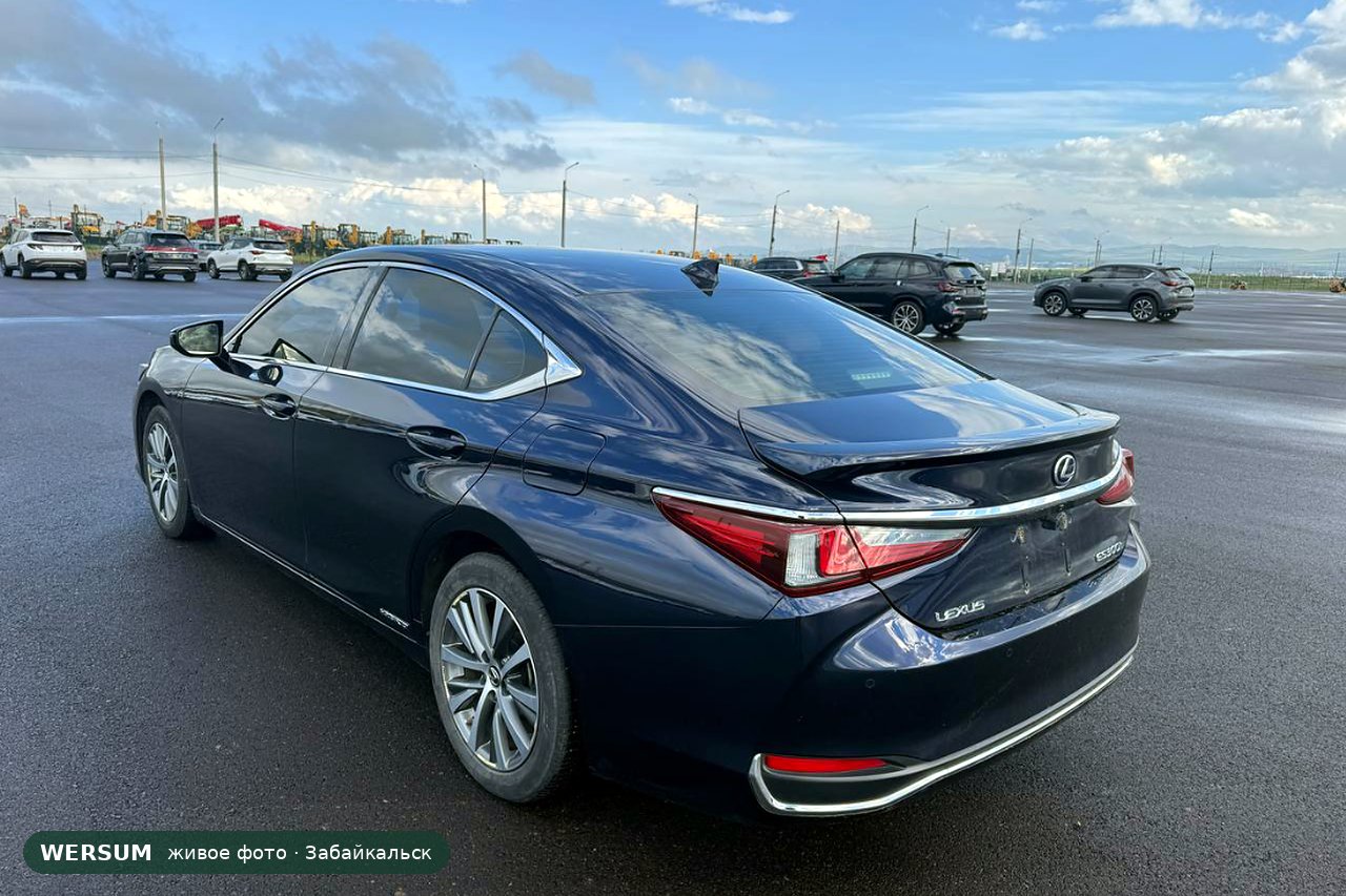 Lexus ES300h, сзади: надписи LEXUS и ES300h