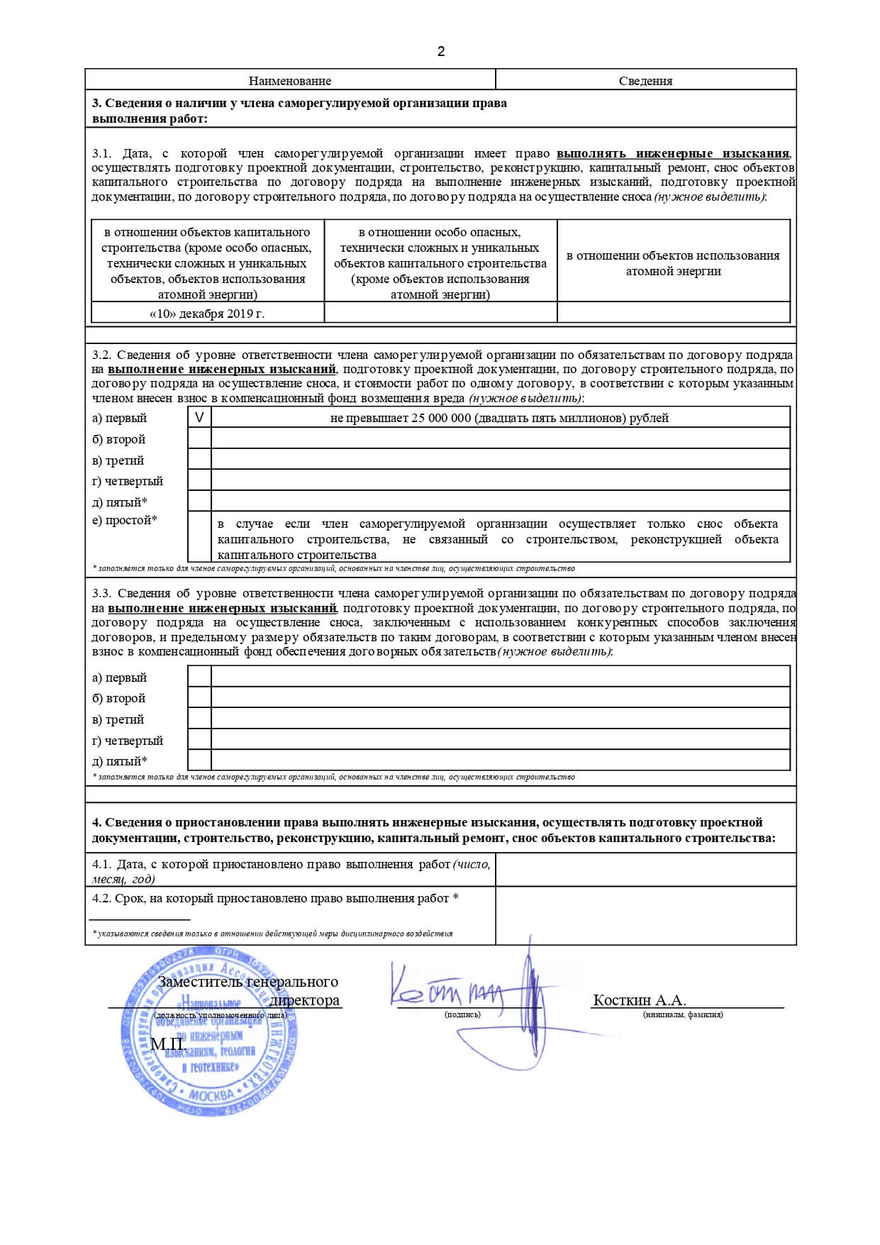 Разрешительная документация