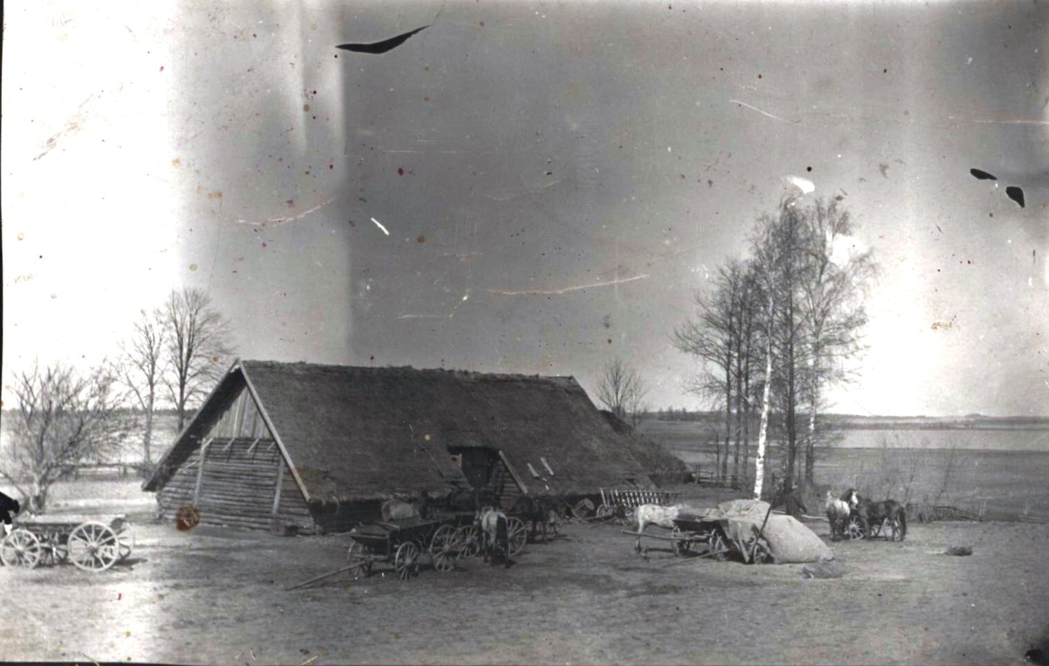 Строительство СТЗ. Промплощадка. 1931 г.