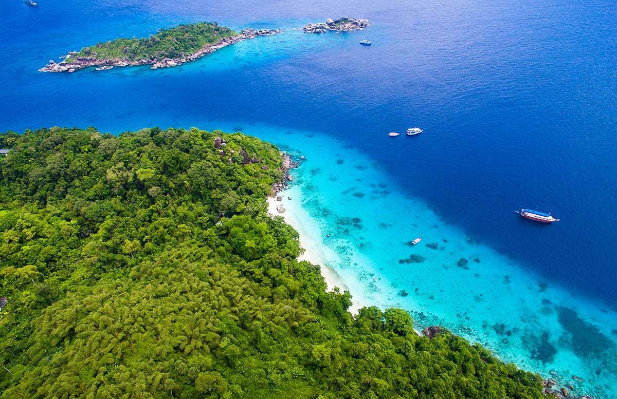 Море и рифы у Koh Payu