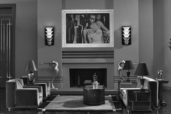 Интерьер фильма в стиле ар деко