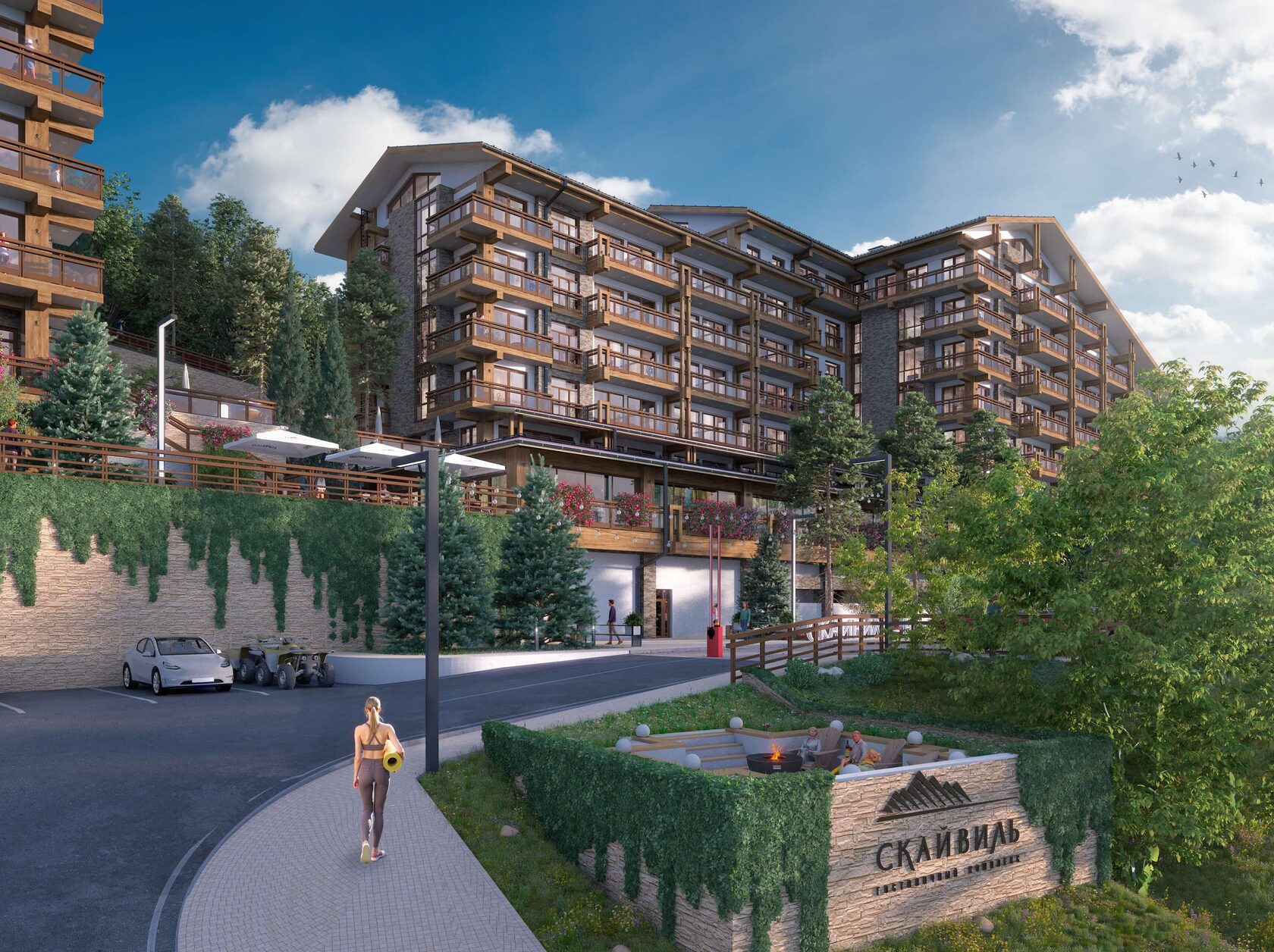 Скайвилль — ресторан и лаундж-зона