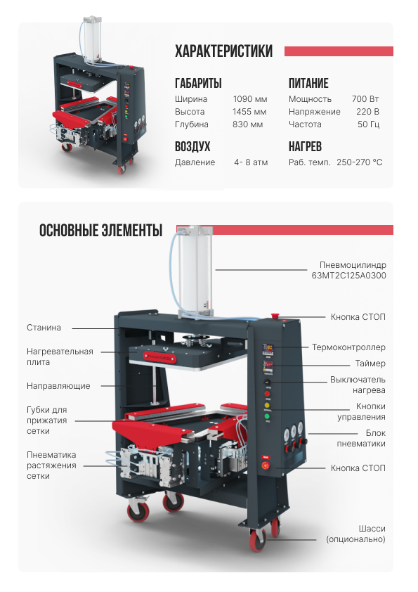 Производство термопрессов