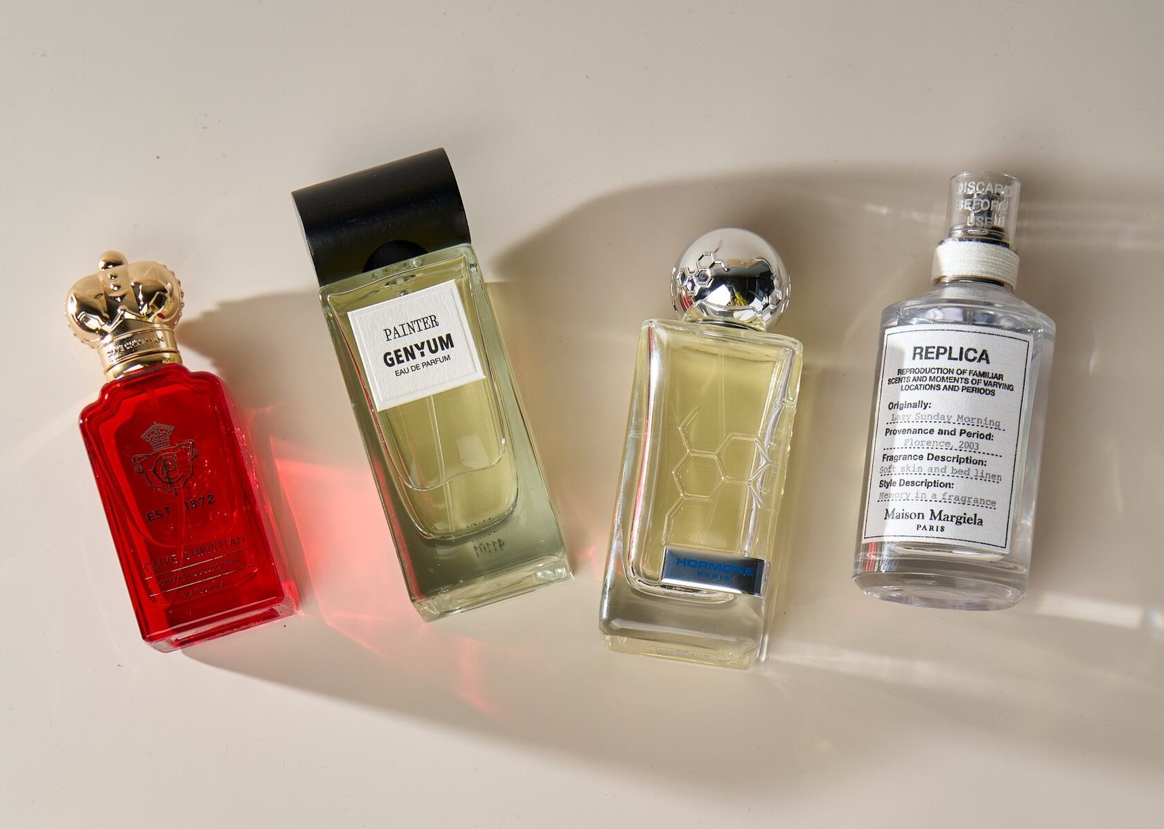 Флаконы парфюма для тестирования в LETIPARFUM