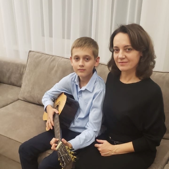 Фото Татьяна Робенкова с сыном