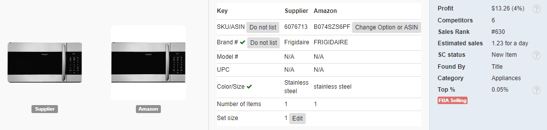 Engine oil for dropshipping from Walmart on Amazon