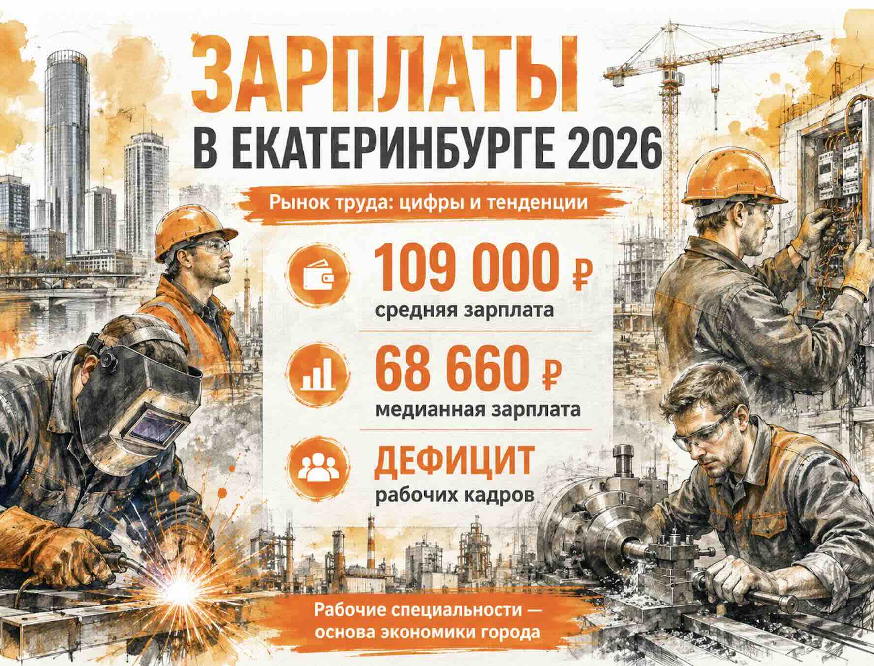 Сколько зарабатывают в Екатеринбурге: ключевые цифры