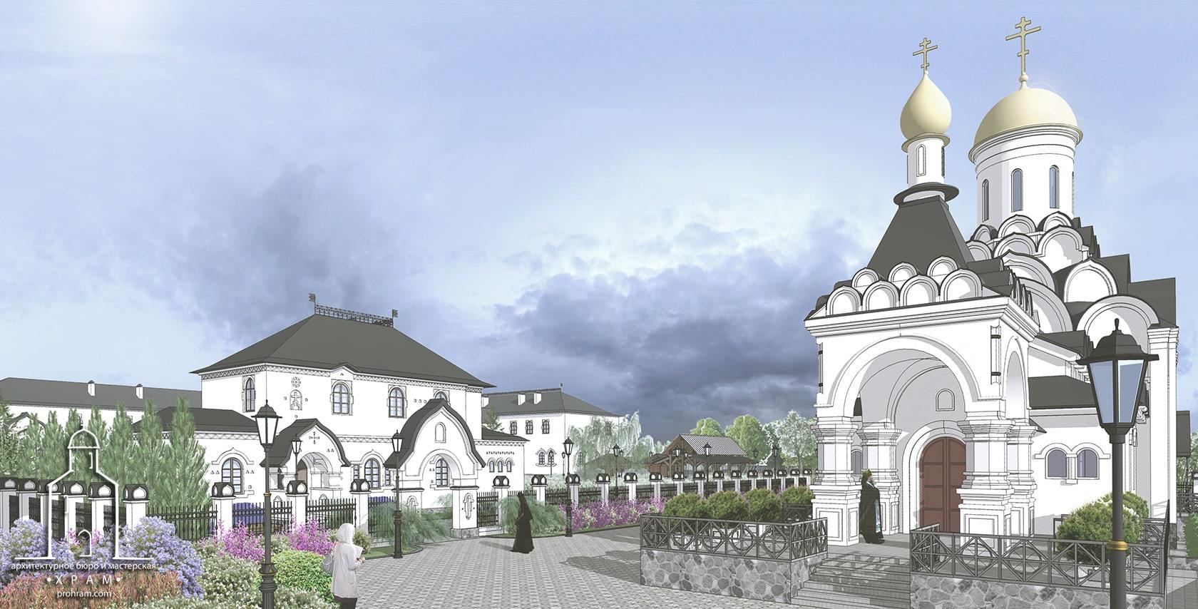 проект восстановления Иверского монастыря в Донецке