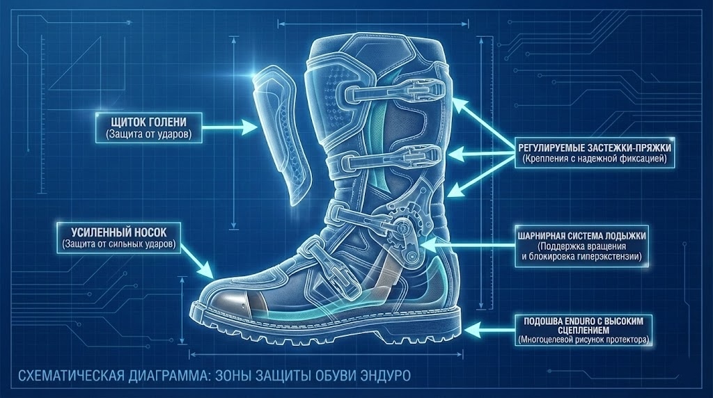 Мотоботы для эндуро
