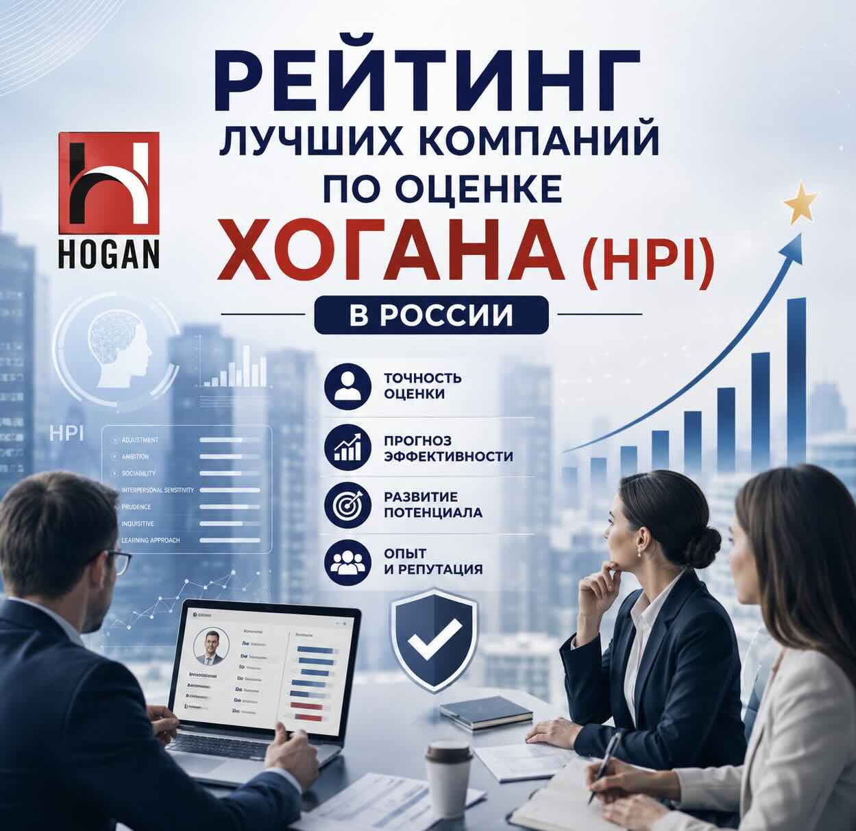 Рейтинг лучших компаний по оценке Хогана (HPI) в России