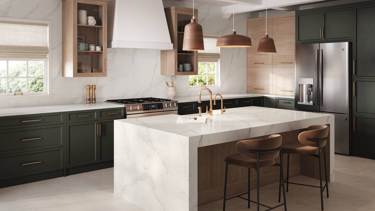 Silestone Bronze Rivers столешница светлая для кухни