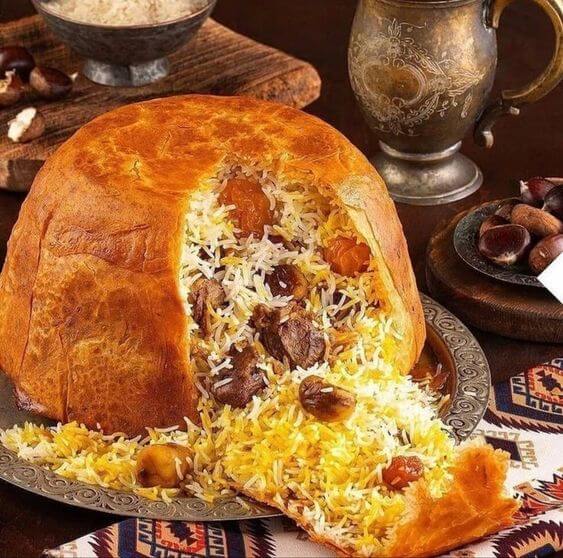 кухня Азербайджана шах плов