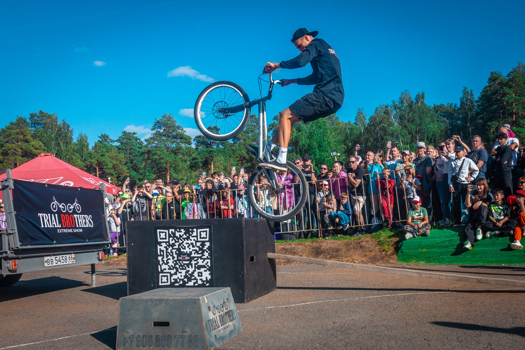 Trial bike performance