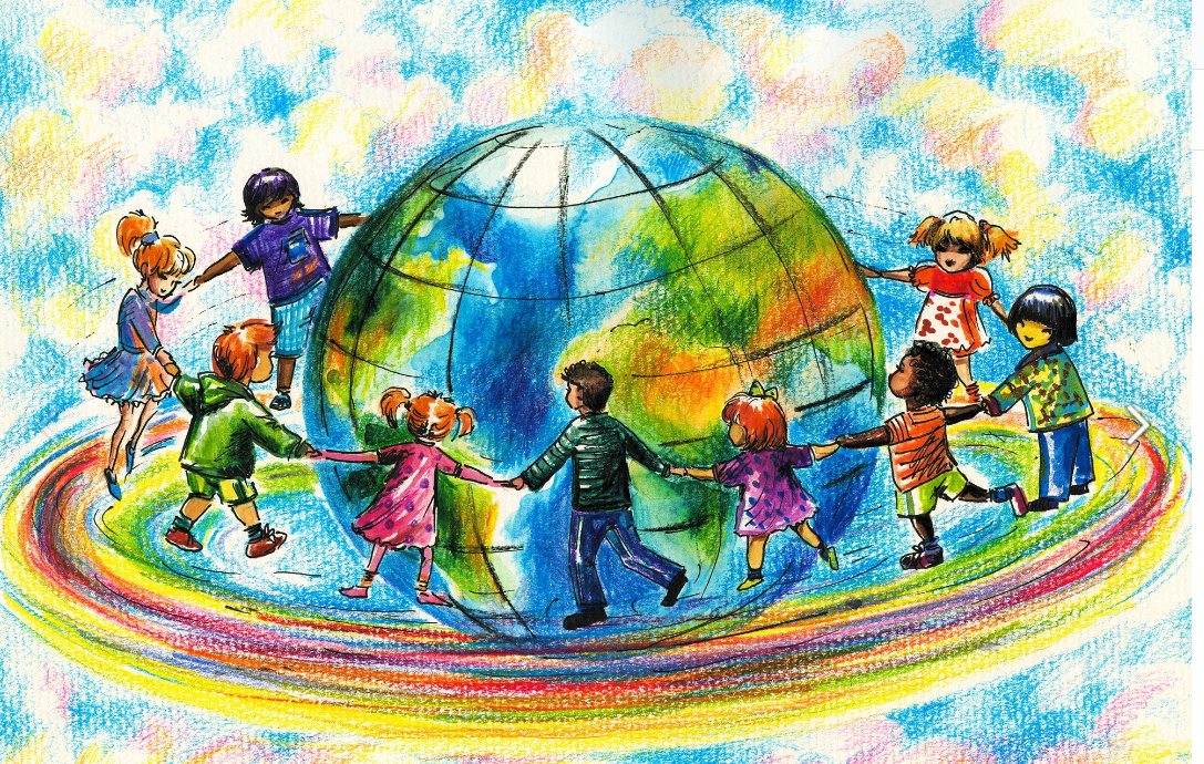 Все люди земли как называется. Планета дружбы. Дружат дети на планете. Разноцветная Планета. Планета разноцветная для детей.