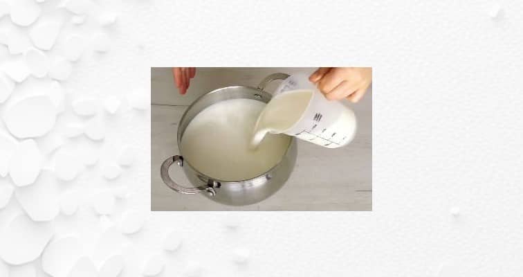 Приготовление творога из молока и кефира: шаг 2